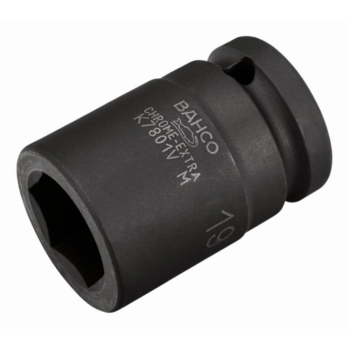 Vasos de impacto reforzados y fosfatados, con cuadrado de 1/2" y perfil hexagonal métrico | K7801VM